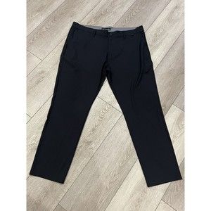 Travis Mathew Golf Pants Size 42 Men’s Black Lightweight Polyester Flat Front